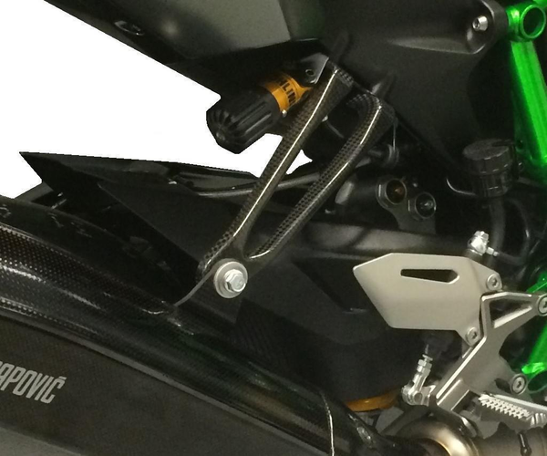 Exhaust Mounting Bracket for Öhlins RR Shock (Ninja H2R)