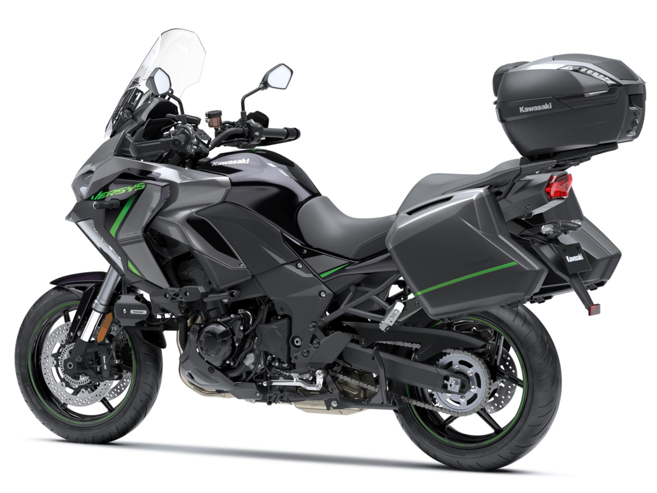 The New Kawasaki Versys 1100 SE Adventure Tourer at Showroom Nicosia