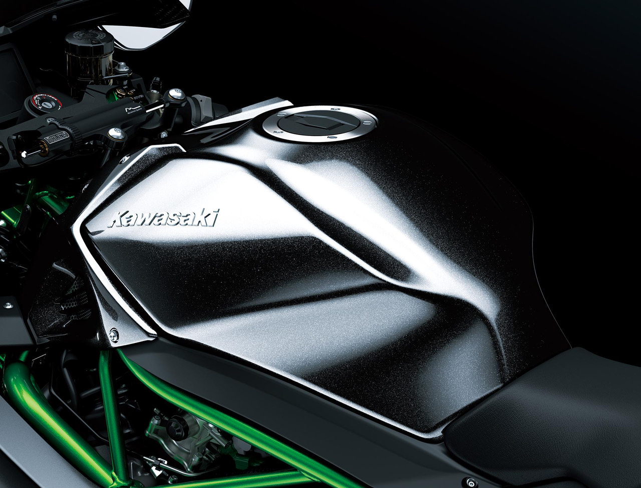 Kawasaki Original Silver-Mirror Paint