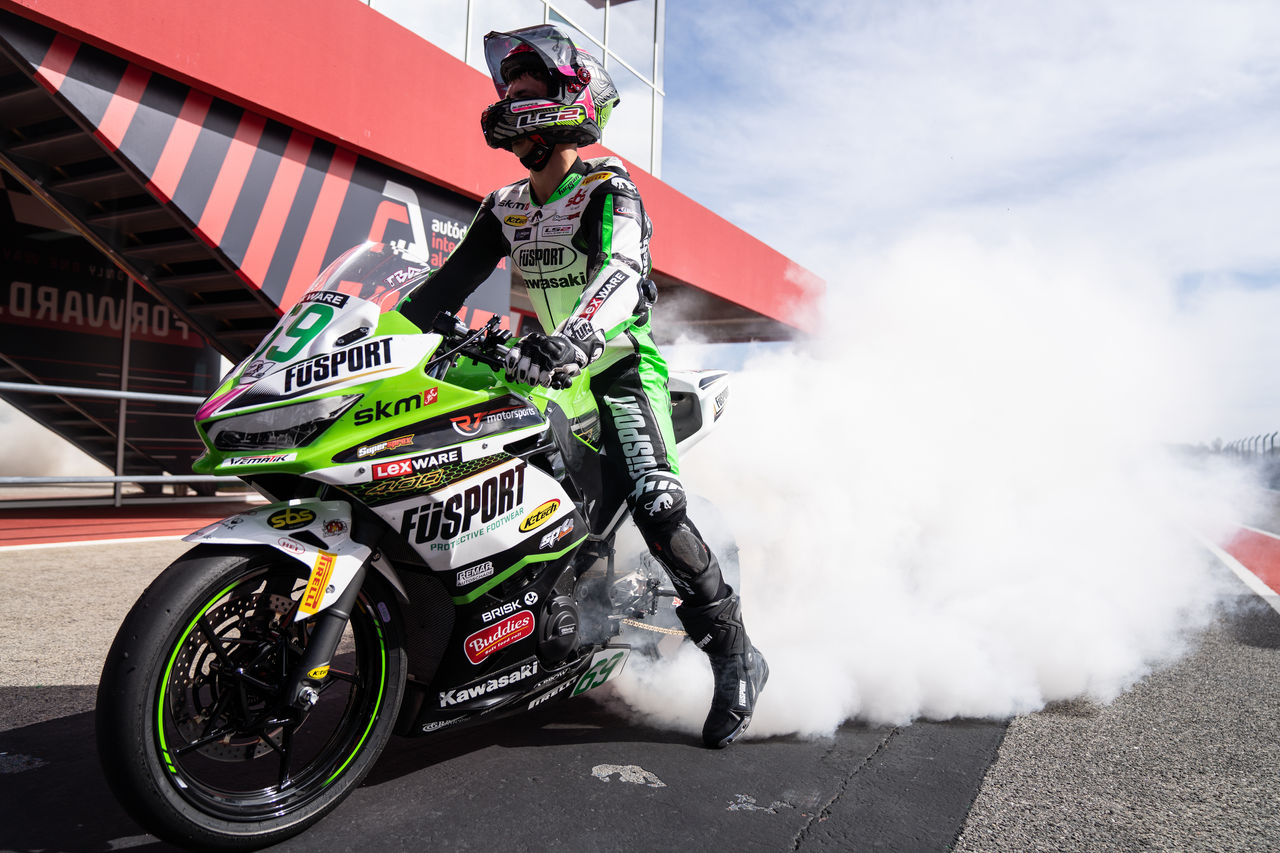 2021 FIM Superbike World Championship, Round 08, WorldSSP300, Portimao, Portugal, October 01-03, 2021, Tom Booth-Amos, Kawasaki